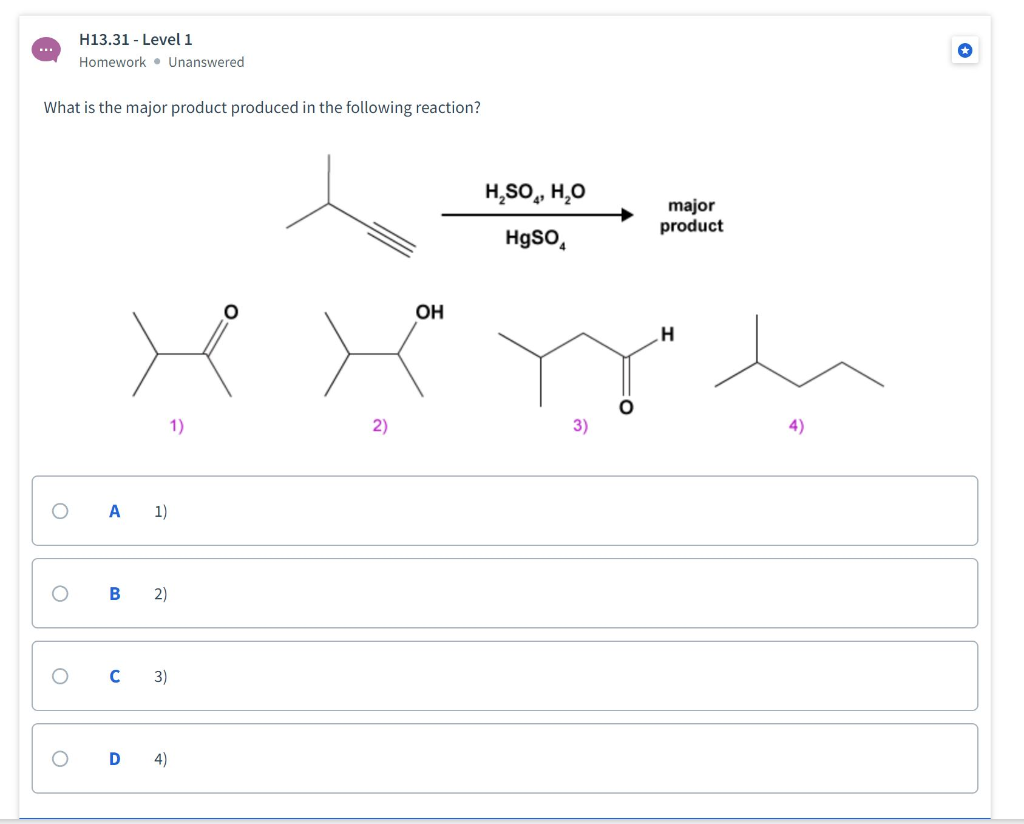 Solved H13 31 Level 1 Homework Unanswered What Is The M Chegg Com