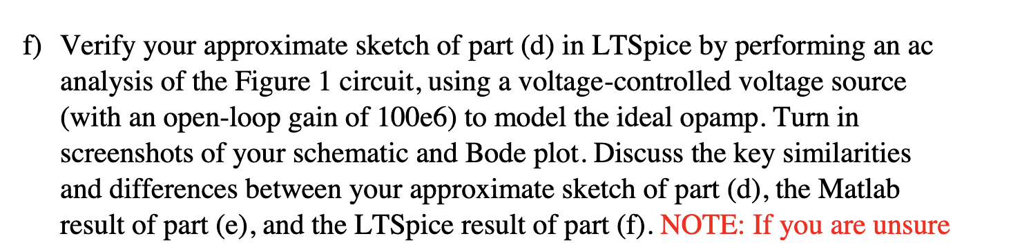 Solved ) Consider the circuit shown in Figure 1 below, with | Chegg.com
