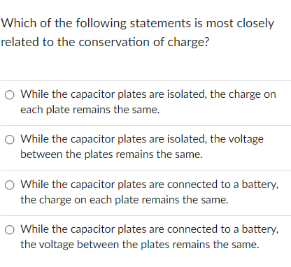 Solved Which of the following statements is most closely | Chegg.com