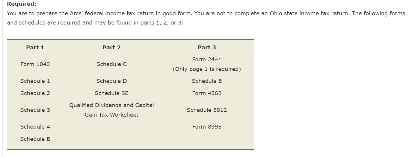 Comprehensive Problem 1 Part 1 Taxpayer 9908