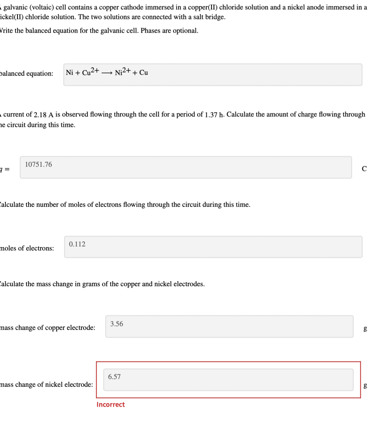 Solved galvanic (voltaic) cell contains a copper cathode | Chegg.com