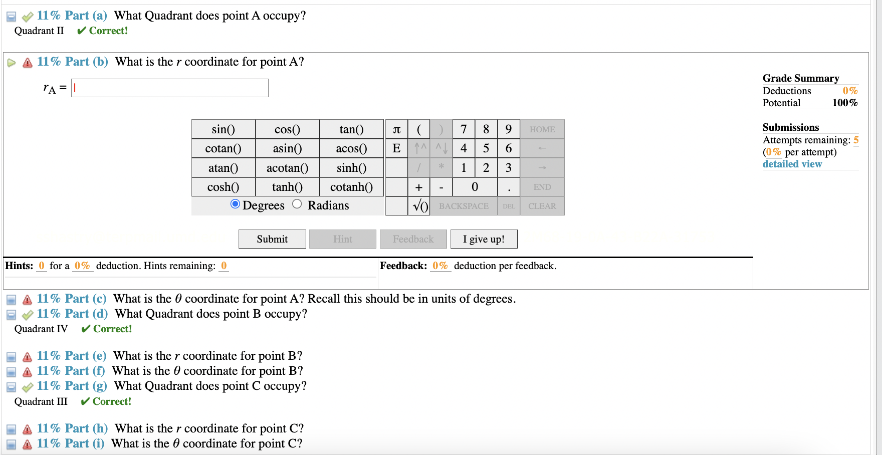 Solved Points A (-5,8), B (4,-8), And C (-2,-10) Are Placed | Chegg.com