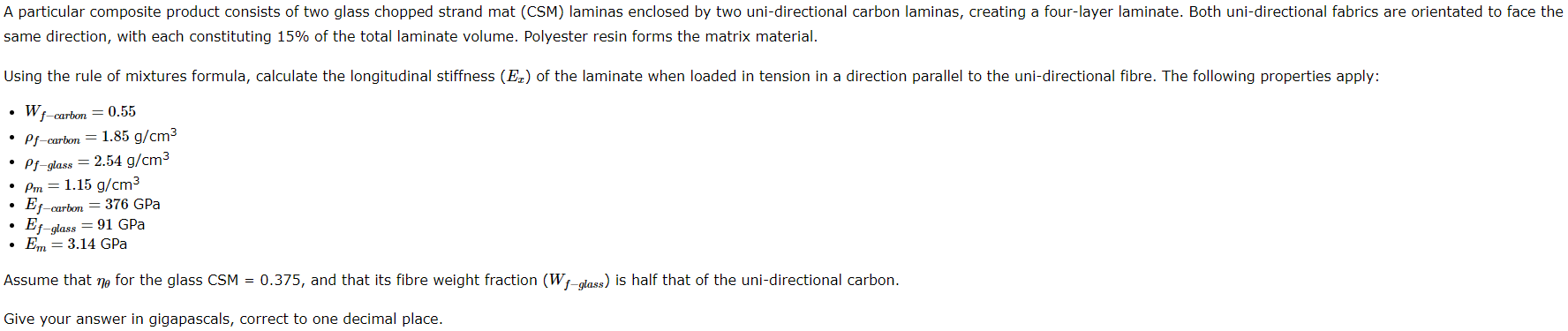 Solved same direction, with each constituting 15% ﻿of the | Chegg.com