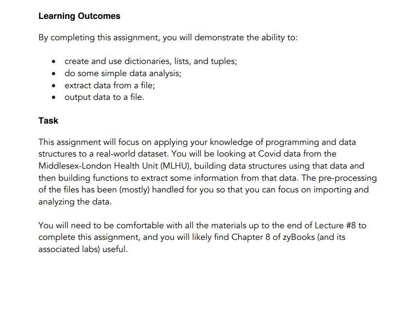 Solved Learning Outcomes By completing this assignment, you | Chegg.com