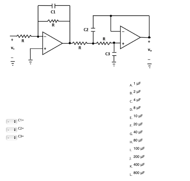 Solved Consider the third order Butterworth low pass filter | Chegg.com