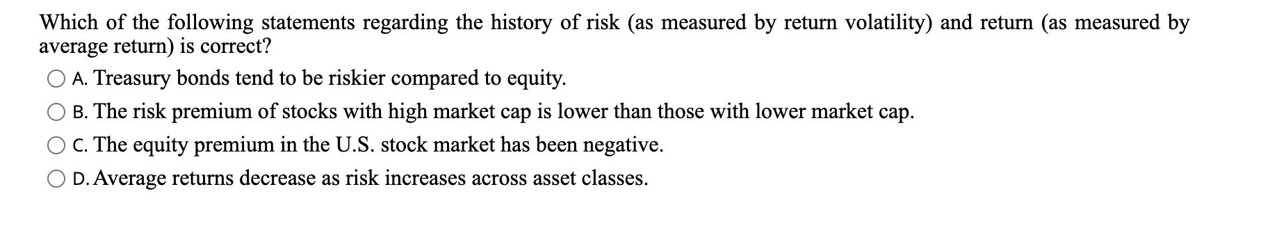 Solved Which of the following statements regarding the | Chegg.com