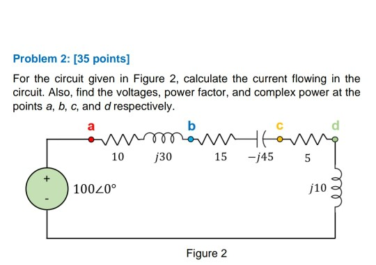 Solved Problem 2: [35 points] For the circuit given in | Chegg.com