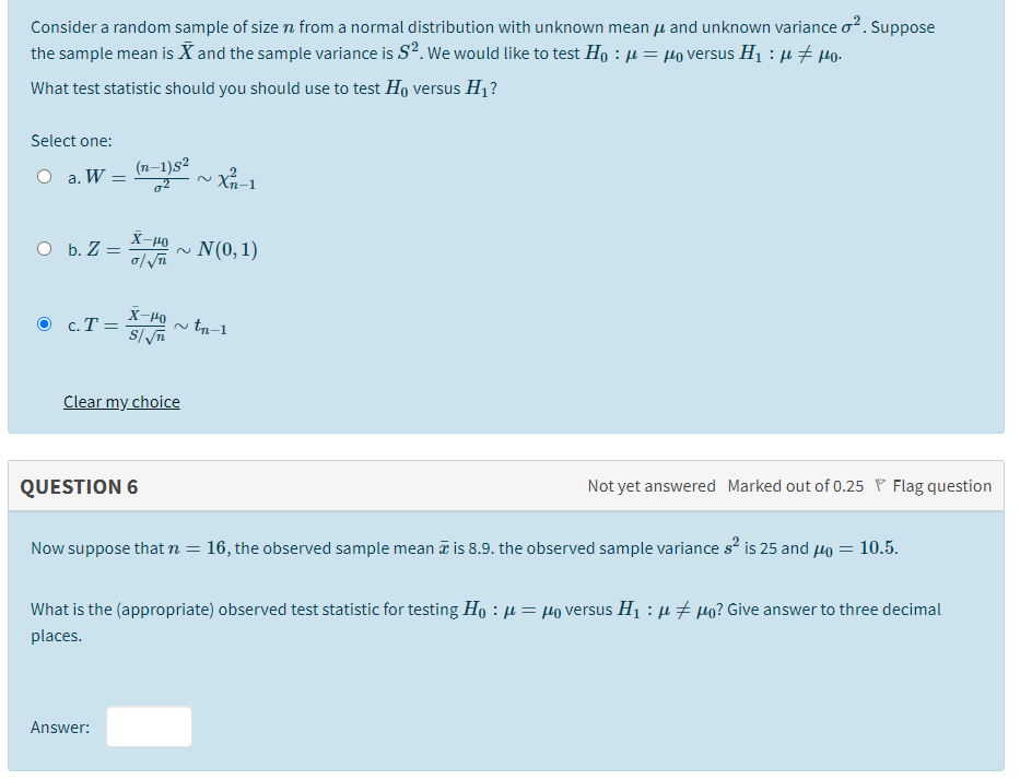Solved Consider a random sample of size n from a normal | Chegg.com