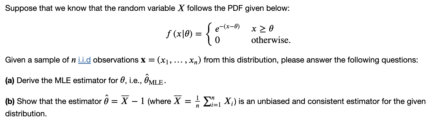 Solved Suppose that we know that the random variable X | Chegg.com