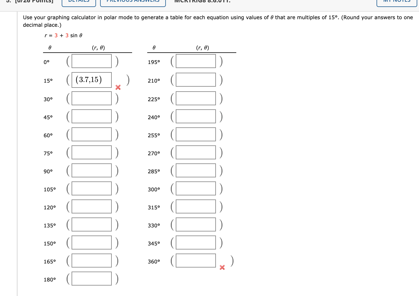 Solved Use your graphing calculator in polar mode to