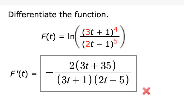 Solved Find y' and y