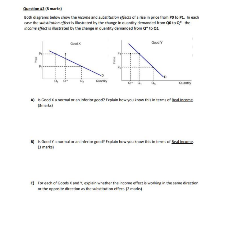 Solved Question #2 (8 marks) Both diagrams below show the | Chegg.com