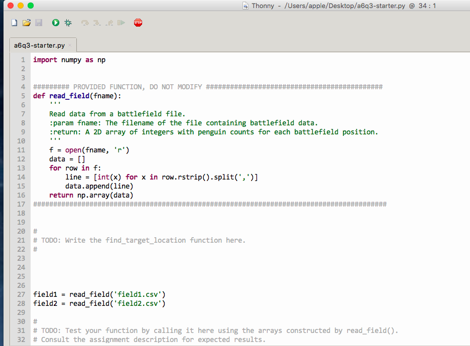 Question 3 (7 points): Purpose: To practice slicing | Chegg.com