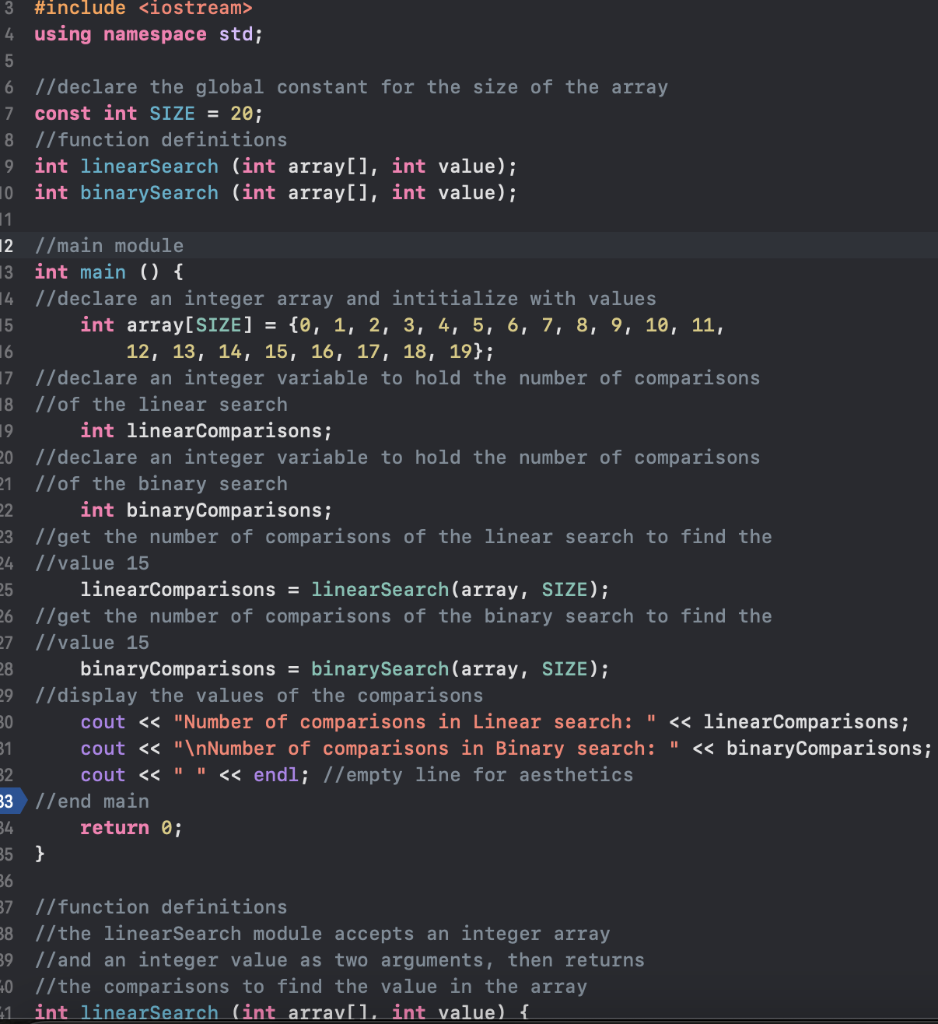 Solved 7. Search Benchmarks Design an application that has | Chegg.com