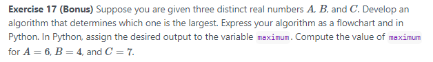 Solved Exercise 6 (Bonus) Develop an algorithm that computes | Chegg.com