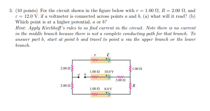 Solved 3. (10 Points) For The Circuit Shown In The Figure | Chegg.com