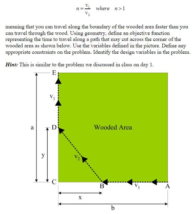Solved [18] You are walking around a rectangular wooded area