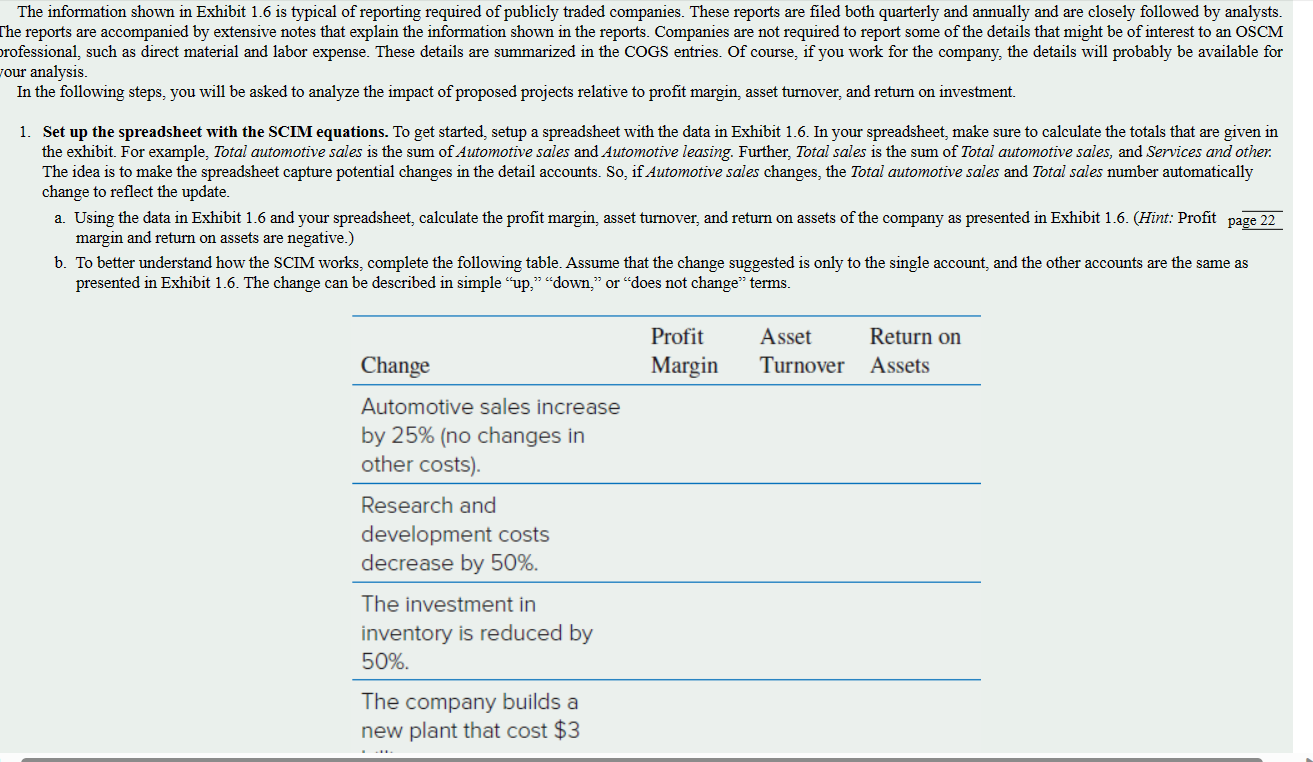 Solved Improving a company's operations and supply chain is | Chegg.com