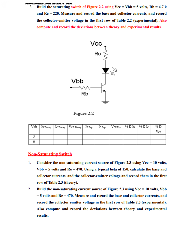 Solved Experiment2_LED Driver Circuits Theory: LEDs behave | Chegg.com