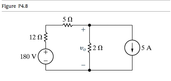 Solved 4.92 PSPICE MULTISIM a. Use the principle of | Chegg.com