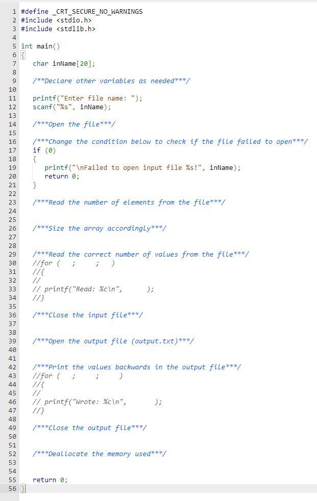 Solved In this problem, you will utilize file I/O functions | Chegg.com