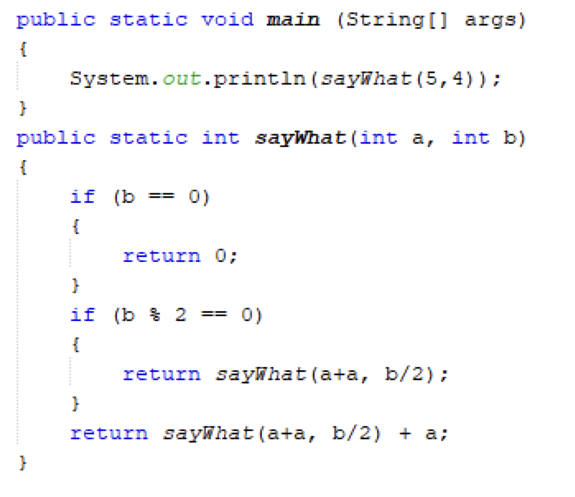 Solved Explain how this Java code would run through the | Chegg.com