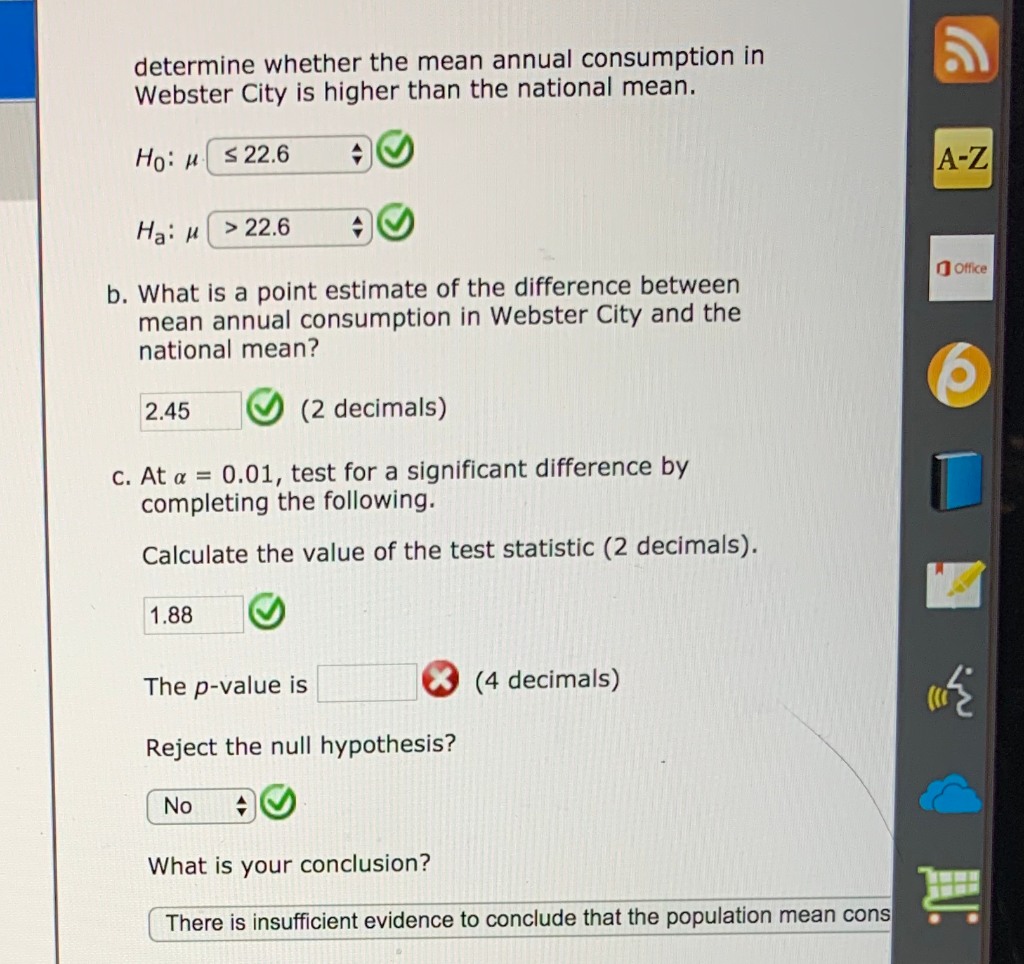 Solved According to a recent study annual per capita | Chegg.com