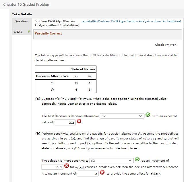 Solved Chapter 15 Graded Problem cameba04h Problem 15-06 | Chegg.com