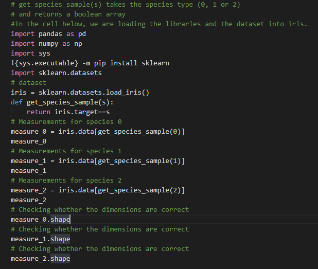 # get_species_sample(s) takes the species type (@, 1 | Chegg.com