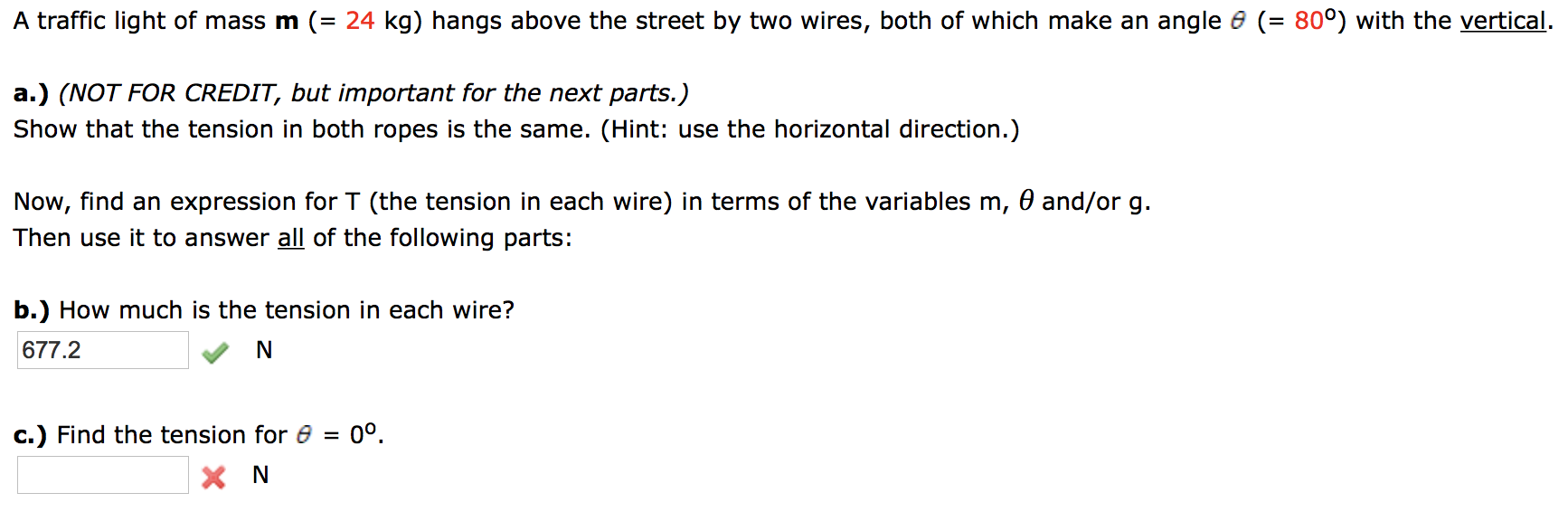 Solved The figure below shows a 30 kg object being acted | Chegg.com