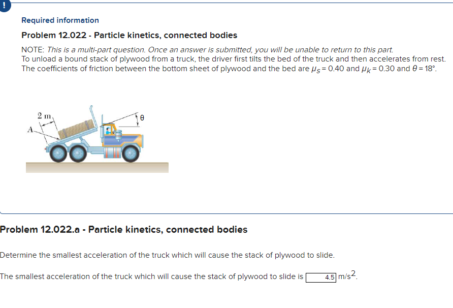Solved Required information Problem 12.022 - Particle | Chegg.com