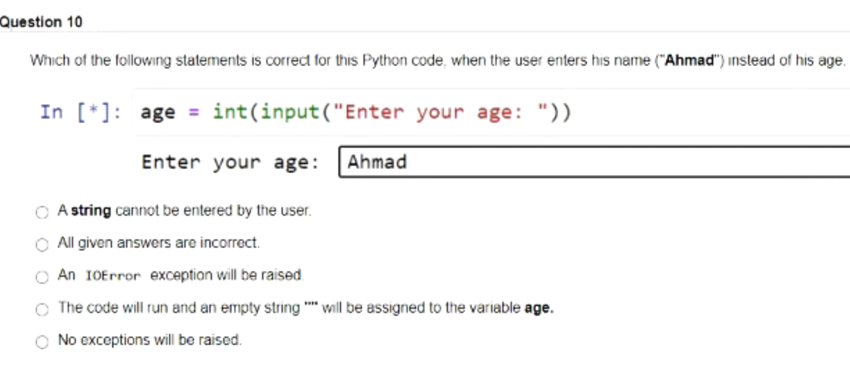 Solved Question 10 Which of the following statements is | Chegg.com