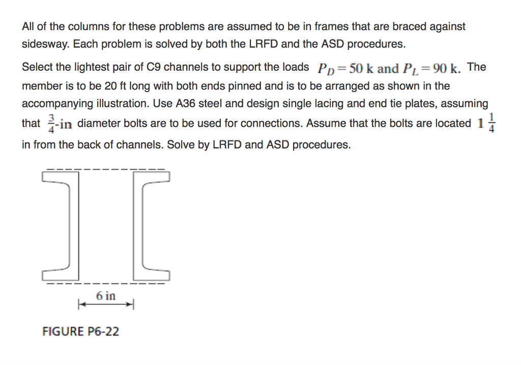 Solved All of the columns for these problems are assumed to | Chegg.com