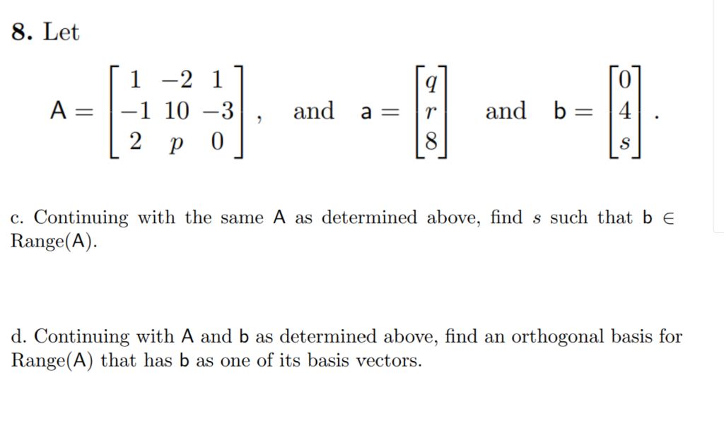 Solved Given part A and B as follow find C and D | Chegg.com