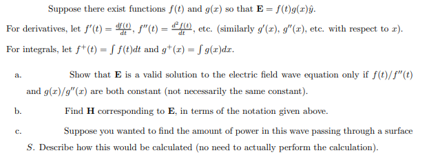 Solved Suppose There Exist Functions F T And G So That Chegg Com