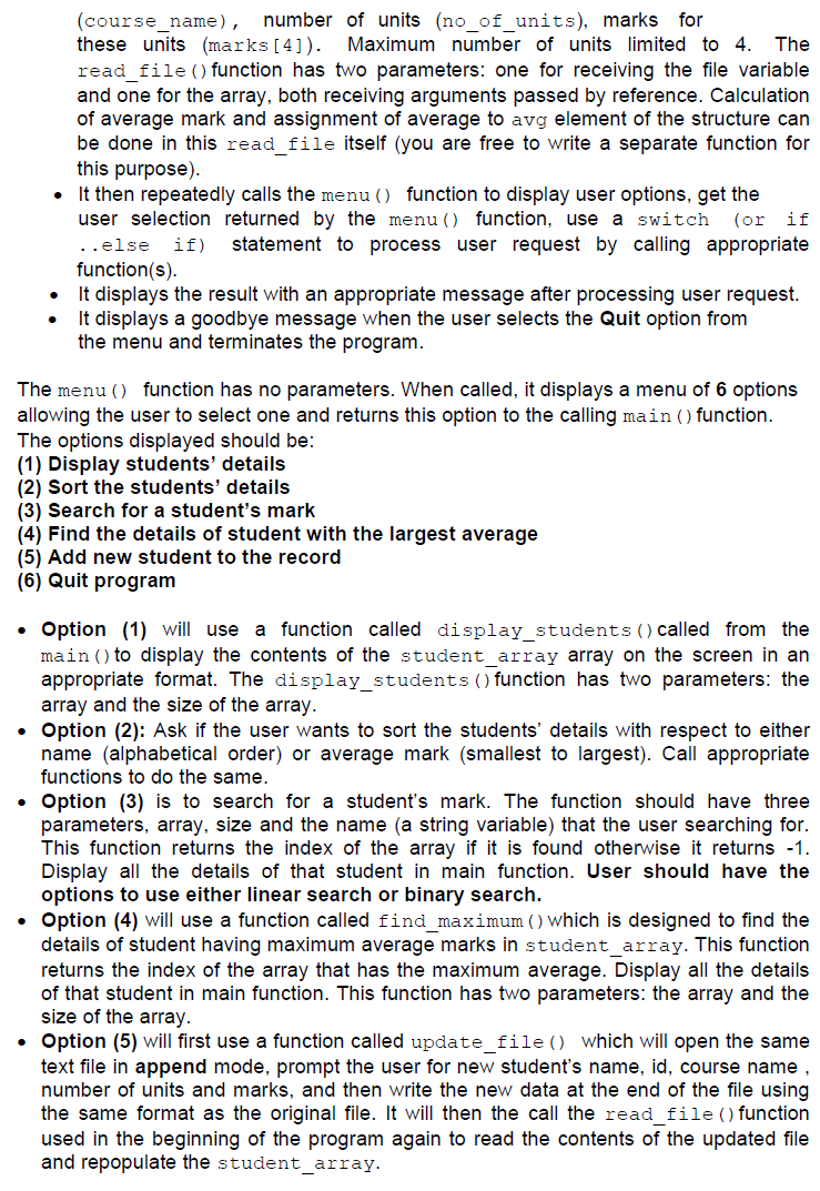 The assignment: This assignment has two parts - | Chegg.com