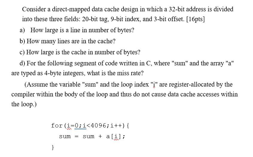 solved-consider-a-direct-mapped-data-cache-design-in-which-a-chegg