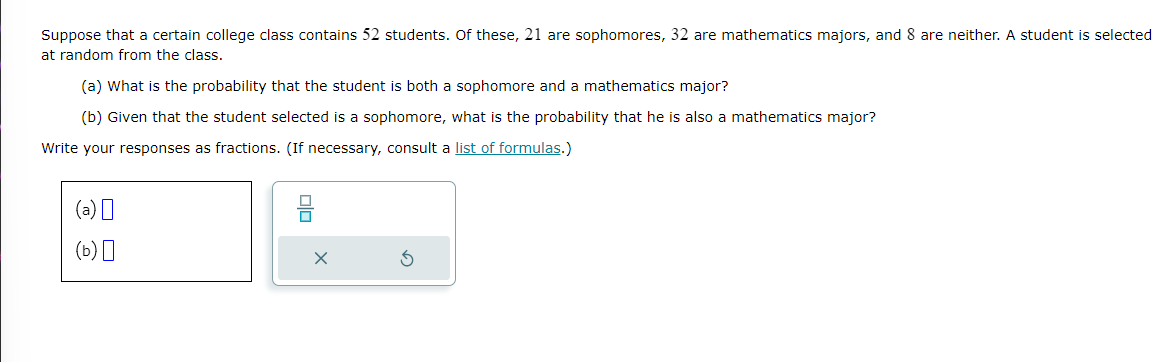 Solved Suppose that a certain college class contains 52 | Chegg.com