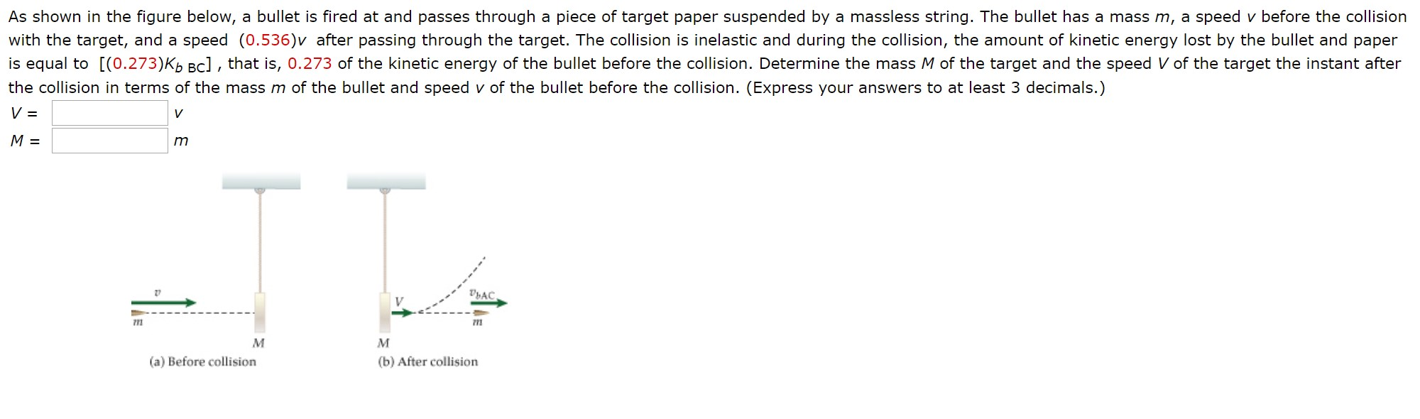 Solved As shown in the figure below, a bullet is fired at | Chegg.com