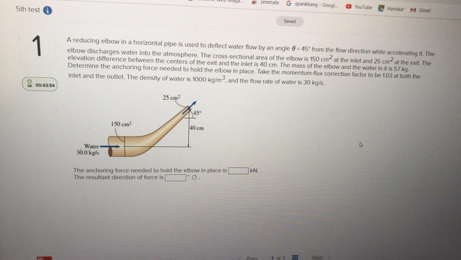 Solved iga... zenmate G spankbang - Googl... 5th test i D | Chegg.com