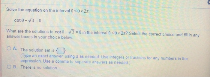 Solved Solve the equation on the interval 0 s0