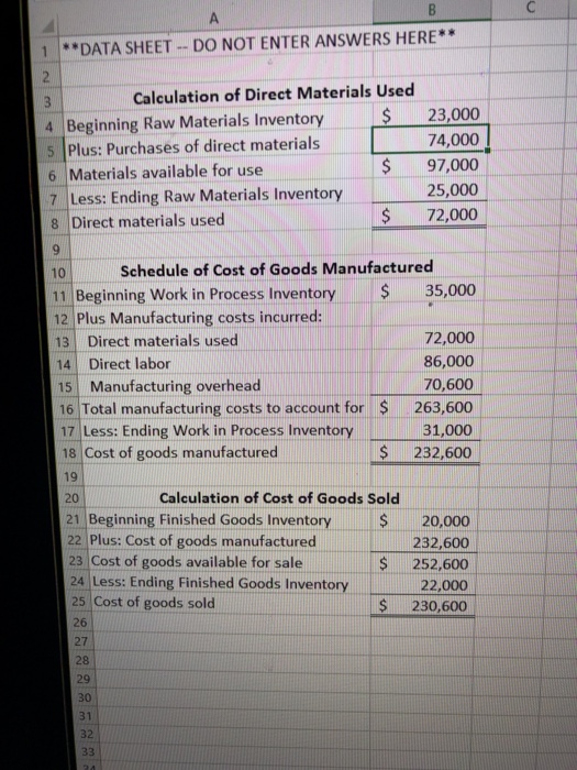 Solved A B Building Blocks of Managerial Accounting 2