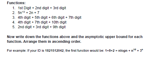 Solved The following table has a corresponding function for | Chegg.com