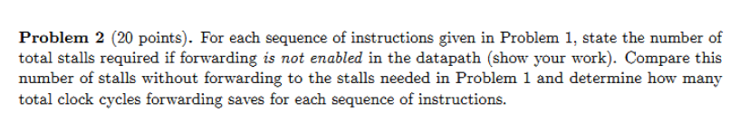 Solved Problem 2 (20 points). For each sequence of | Chegg.com