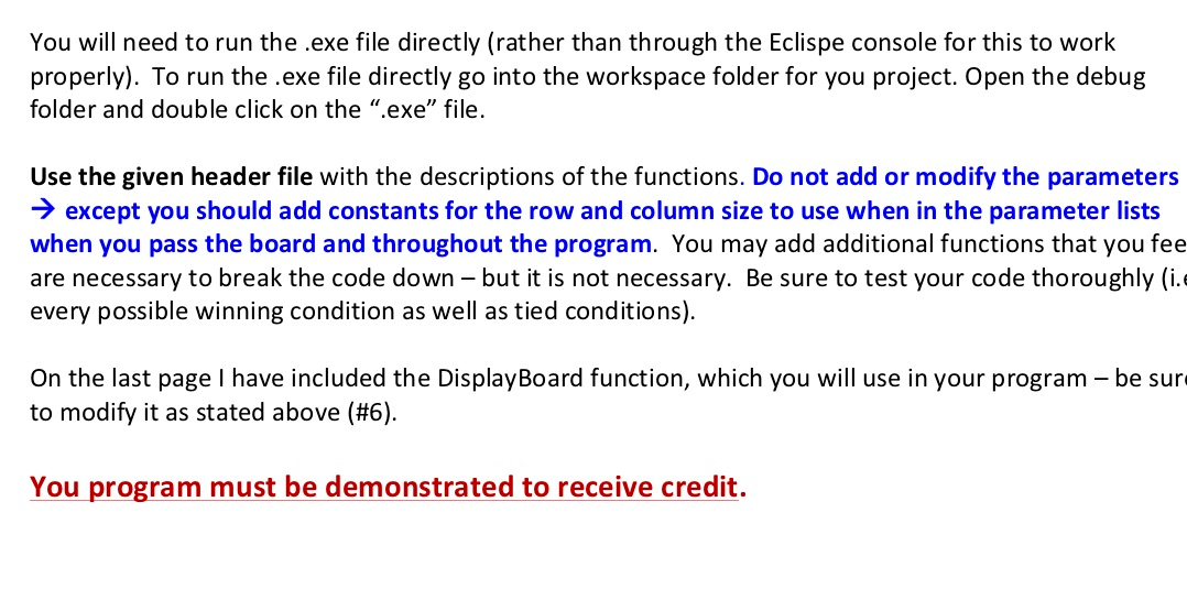 Write a program that will allow two users or one user | Chegg.com