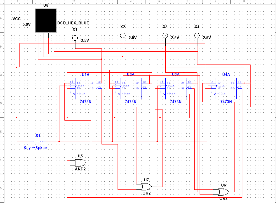 Solved Design a 7-state (4 bits) synchronous abnormal | Chegg.com