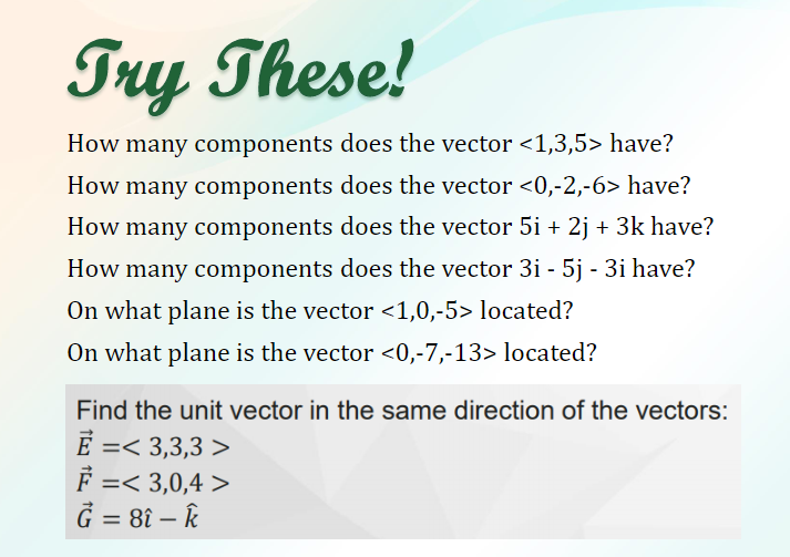 Solved Jry JRese! How many components does the vector | Chegg.com