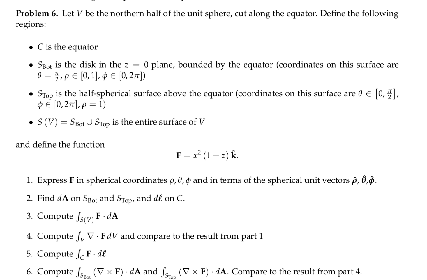 Problem 6 Let V Be The Northern Half Of The Unit Chegg Com Problem 6 Let V Be The Northern Half Of The Unit Chegg Com