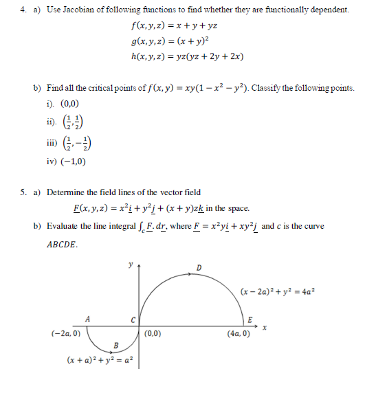 Solved 1 Let F X Y Z E Cos Nyz A Find Vf At The Chegg Com