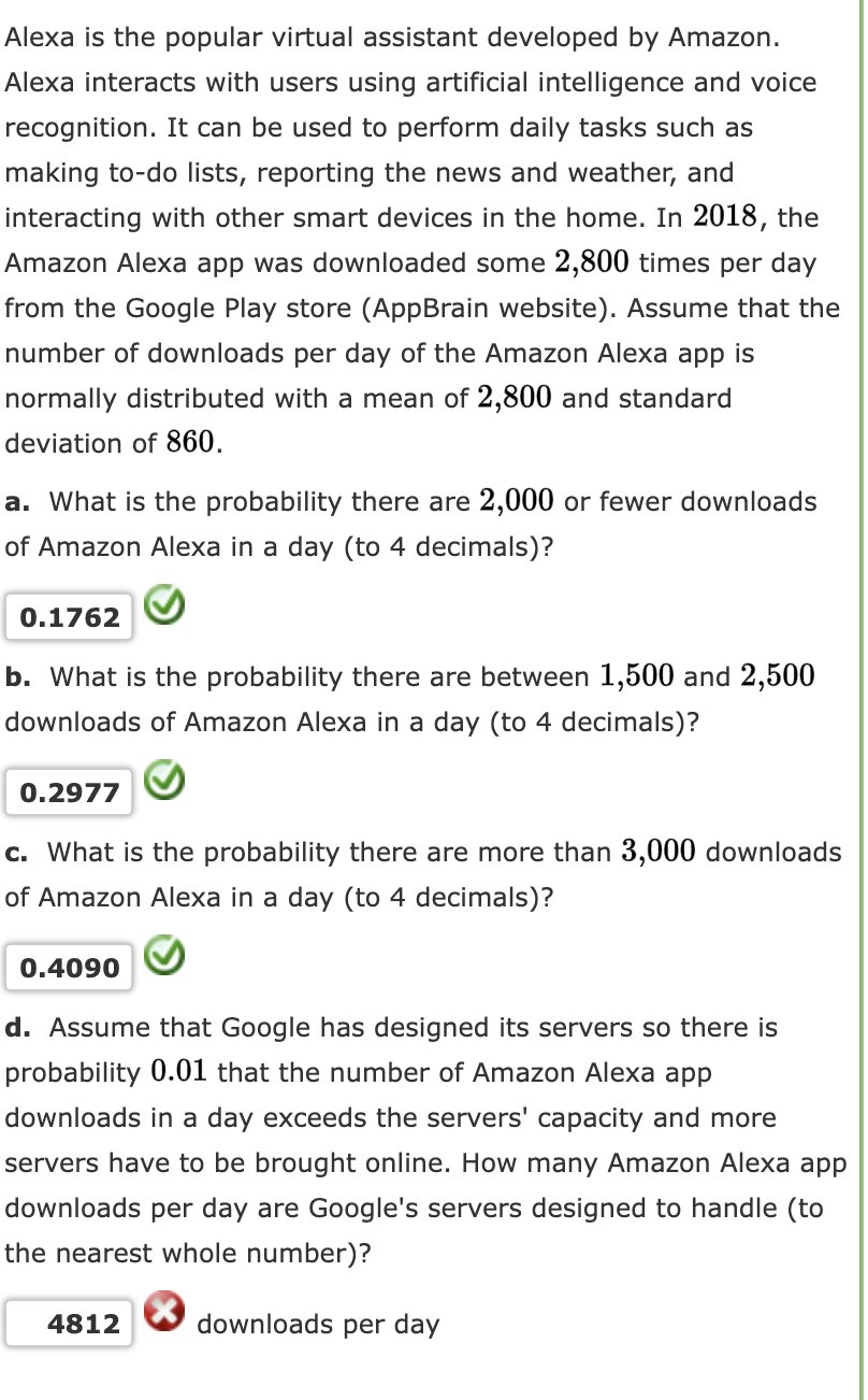 Alexa is the popular virtual assistant developed by Amazon. Alexa interacts with users using artificial intelligence and voic